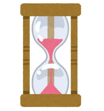 砂時計のイラスト