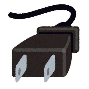 電源プラグのイラスト