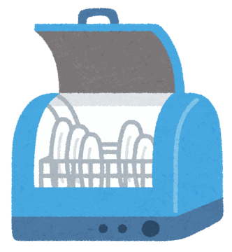 食器洗い機のイラスト